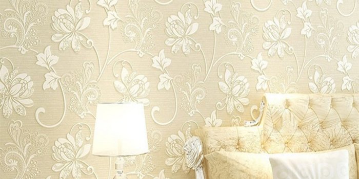 1000x1000 3D Floral Wall Paper Light Color Flower Wallpaper for Bedroom Home Decor