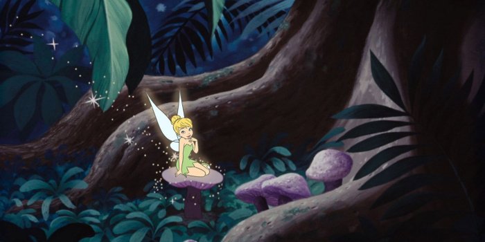 1184x883 Peter Pan and Tinker Bell Wallpaper | Disneyclips.com