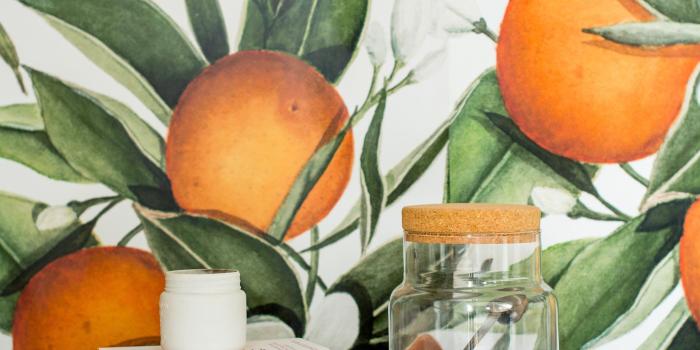 2403x3600 Blooming Citrus Wallpaper | Anewall Mural Wallpapers