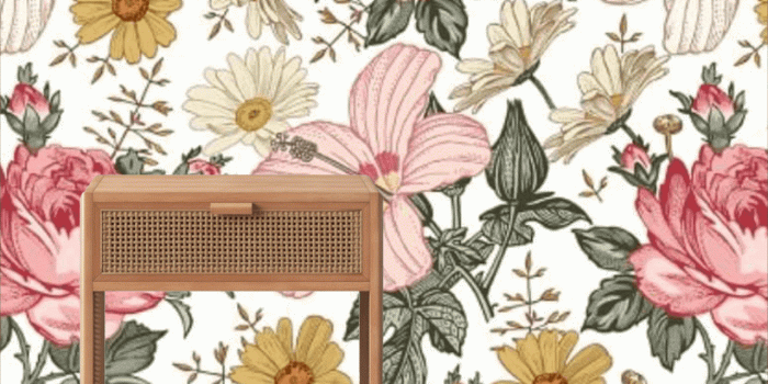 1280x1280 Removable Fabric Wallpaper - Daphne Rose
