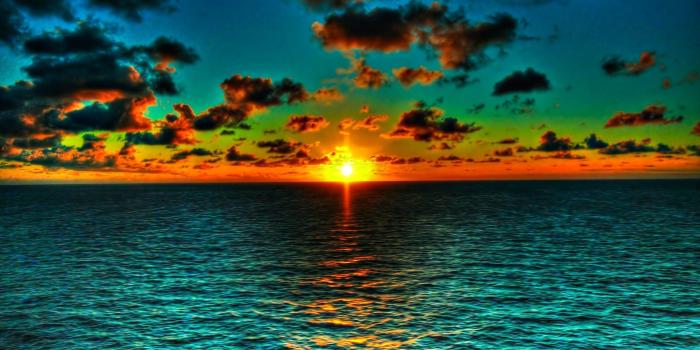 1920x1080 Beautiful Ocean Sunset HD Desktop Wallpaper #6925675