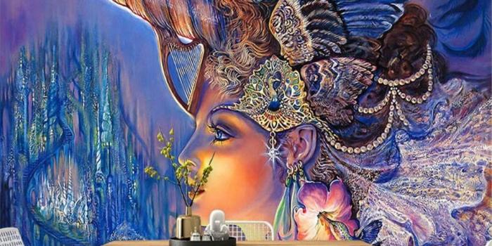 1000x800 US $9.3 38% OFF|beibehang wall papers home decor Super Personality  Wallpaper Beautiful Unicorn Magic Color Fantasy Hand Painted Background -in 