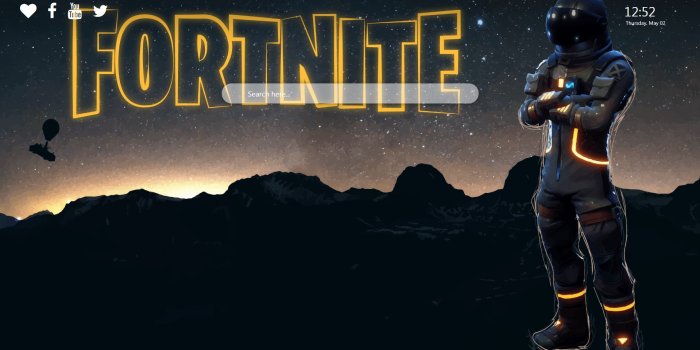 1919x970 Dark Voyager Wallpaper New Tab Fortnite Skin - New Tabsy