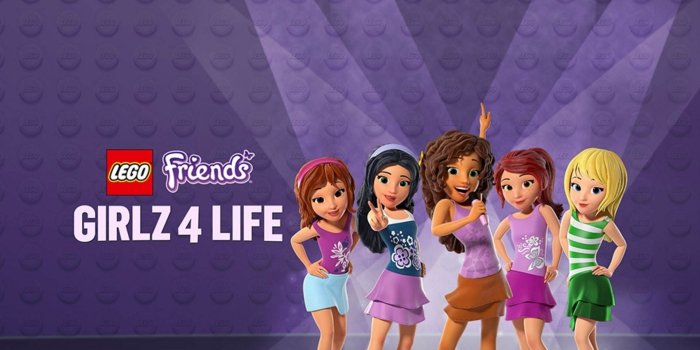 1920x1080 Kids-n-fun.com | Wallpaper Lego friends girlz 4 life