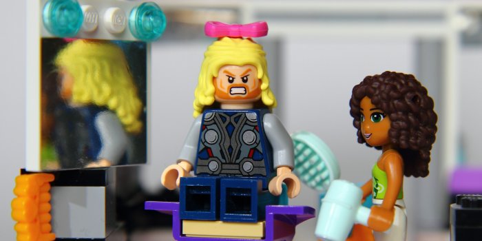 3710x2337 Wallpaper : LEGO, Thor, legohumor, legosuperheroes, legofriends
