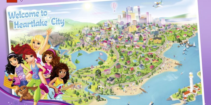 2560x1600 Lego Friends Map on Behance