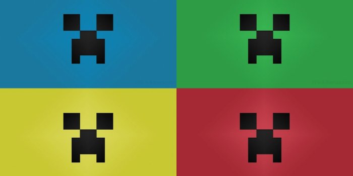 1600x900 Minecraft Creeper Wallpapers Wide - Minecraft Wallpaper Hd Creeper