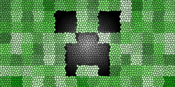 1280x800 Minecraft Green Creeper Wide Wallpaper Game De #8803 Wallpaper