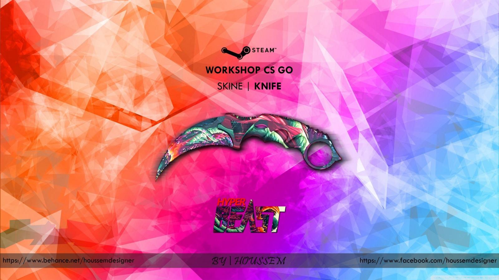 2880x1620 Bowie Knife Doppler Emerald - Csgo Hyper Beast Wallpaper 4k