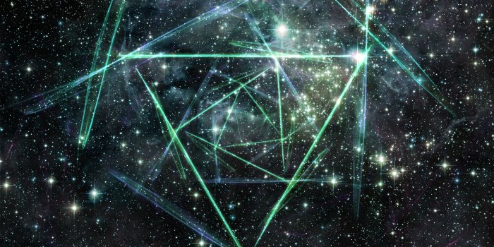 2560x1600 Green light in the universe wallpaper - Space wallpapers - #51125