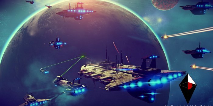 1920x1080 Spaceships Heading To The Planet In No Man's Sky Wallpaper - No