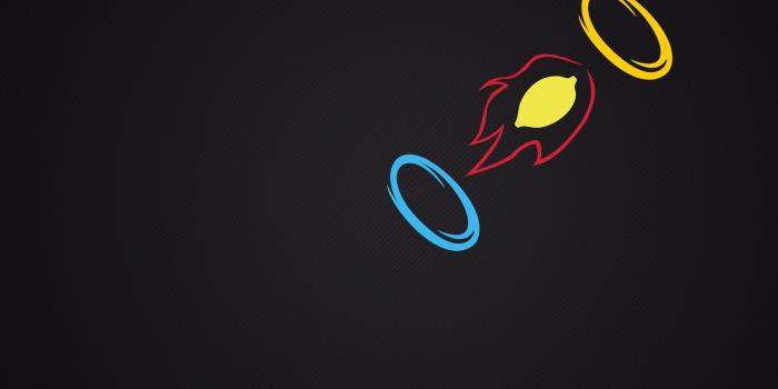 1920x1080 funny, minimalistic, Portal, game, Portal 2 :: Wallpapers
