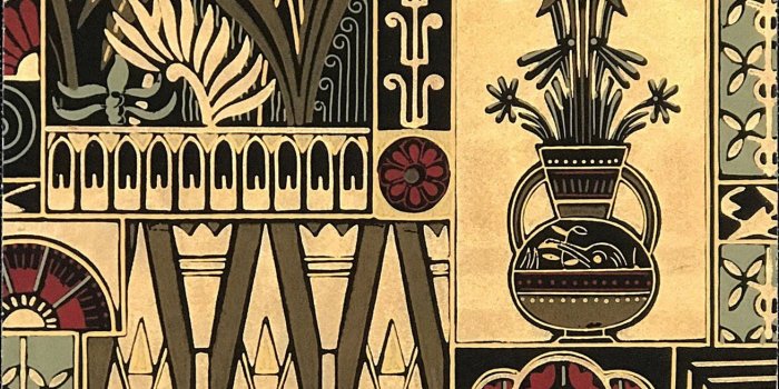 1310x2661 Original Aesthetic Movement Wallpaper Fragment/Antique Wallpaper