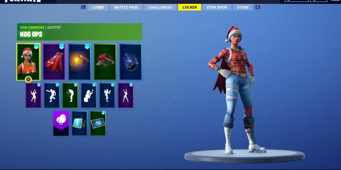 2560x1440 Nog Ops + Fabled Cape + Guiding Glow + Picnic! : FortniteFashion