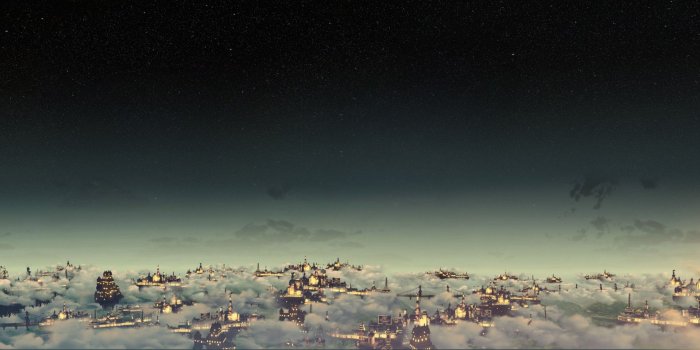3840x1200 Video games clouds bioshock infinite cities skies (3840x1200, games