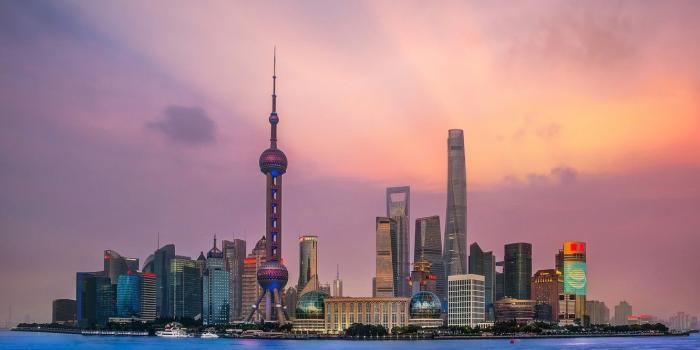 1332x850 Wallpaper sunset, the ocean, China, Shanghai, Shanghai images for