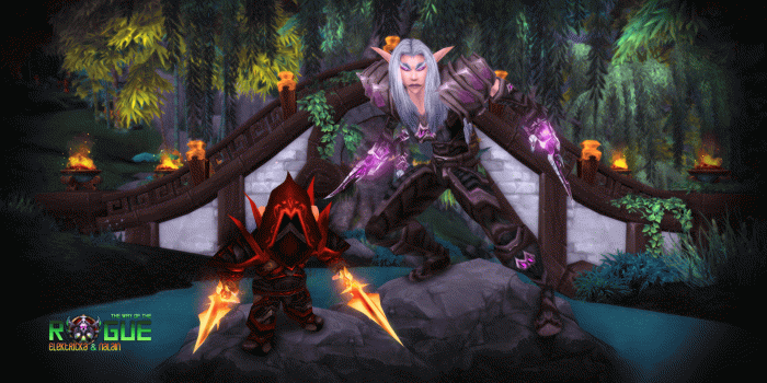 1920x1080 Group of Warcraft Rogue Wallpaper