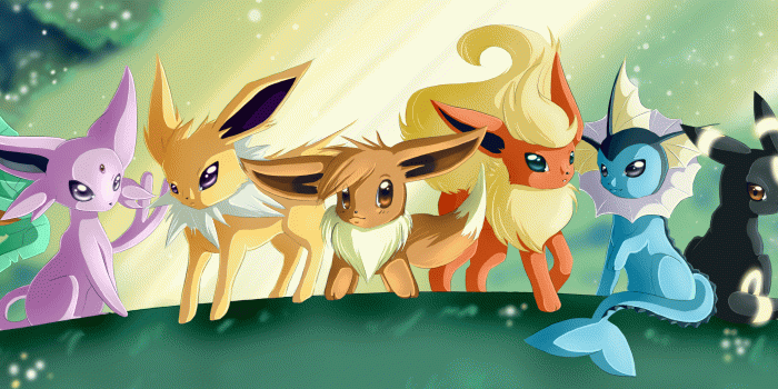 3800x1350 Eeveelution HD Wallpaper | Background Image | 3800x1350 | ID:648621
