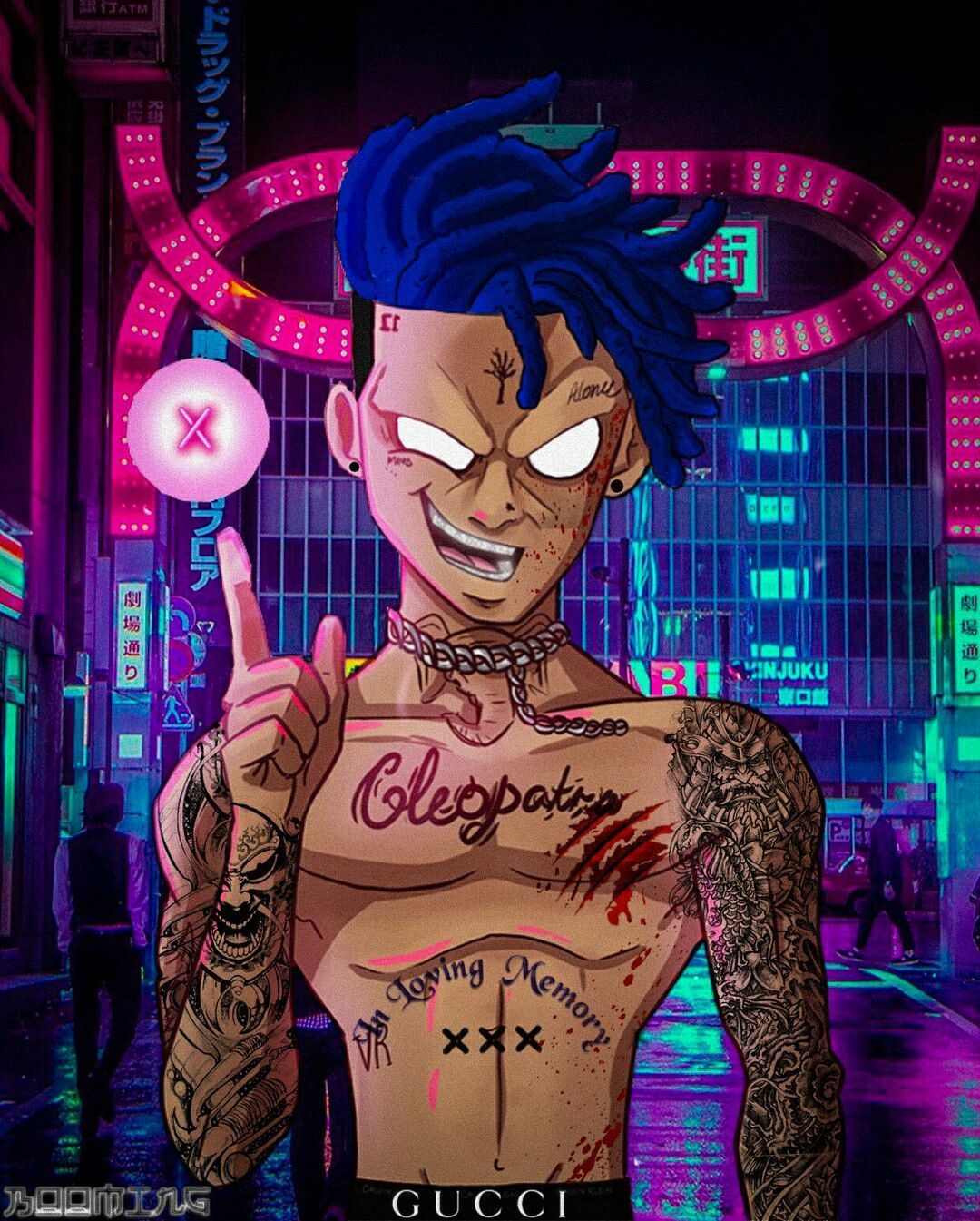 1080x1345 XXXTentacion Dope Cartoon Wallpapers - Top Free XXXTentacion Dope