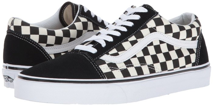1920x1440 Galleon - Vans Old Skool (Primary Checkered) Black/White Size 9