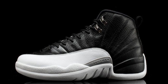 1738x1035 Unpaired Black And White Nike Air Jordan 12 Shoe, Shoes, - Sneakers
