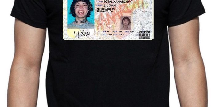 978x1200 Lil Xan - Total Xanarchy Id Black T-shirt Size M To 2xl Print Tees Short  Sleeve O-neck