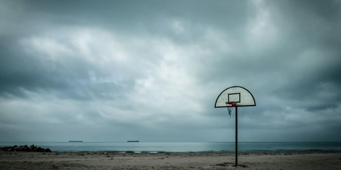 2560x1600 Basketball-Court-in-Beach-Wallpaper - Power of Sports