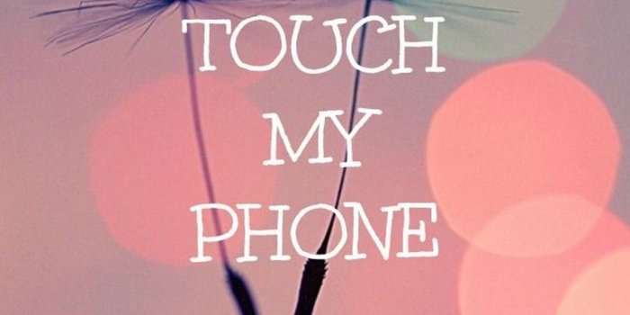 1080x1920 Cute Girly Wallpaper Dont Touch My Phone | Best HD Wallpapers