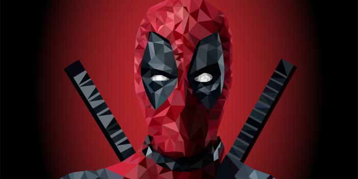 4326x2433 Deadpool Low Poly Art 4k, HD Superheroes, 4k Wallpapers, Images