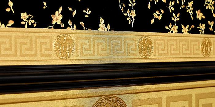 1124x1500 A.S. Creation 935262 Line Versace 3 Pattern Paper Wallpaper, Multi