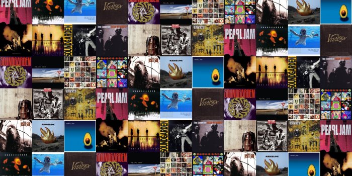 2200x1200 Pearl Jam Ten Soundgarden Superunknown Nirvana Nevermind Wallpaper