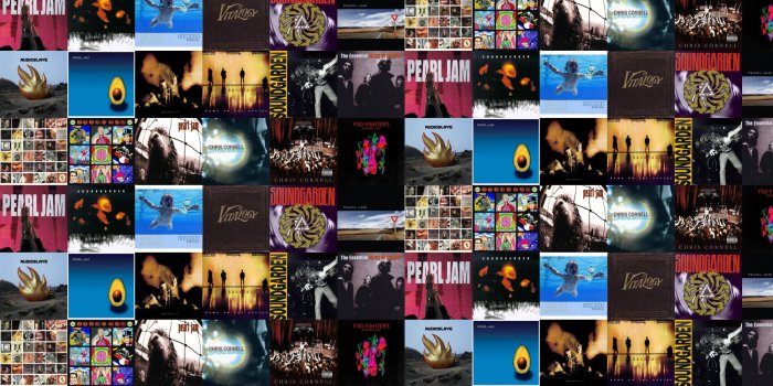2200x1200 Pearl Jam Ten Soundgarden Superunknown Nirvana Nevermind Wallpaper