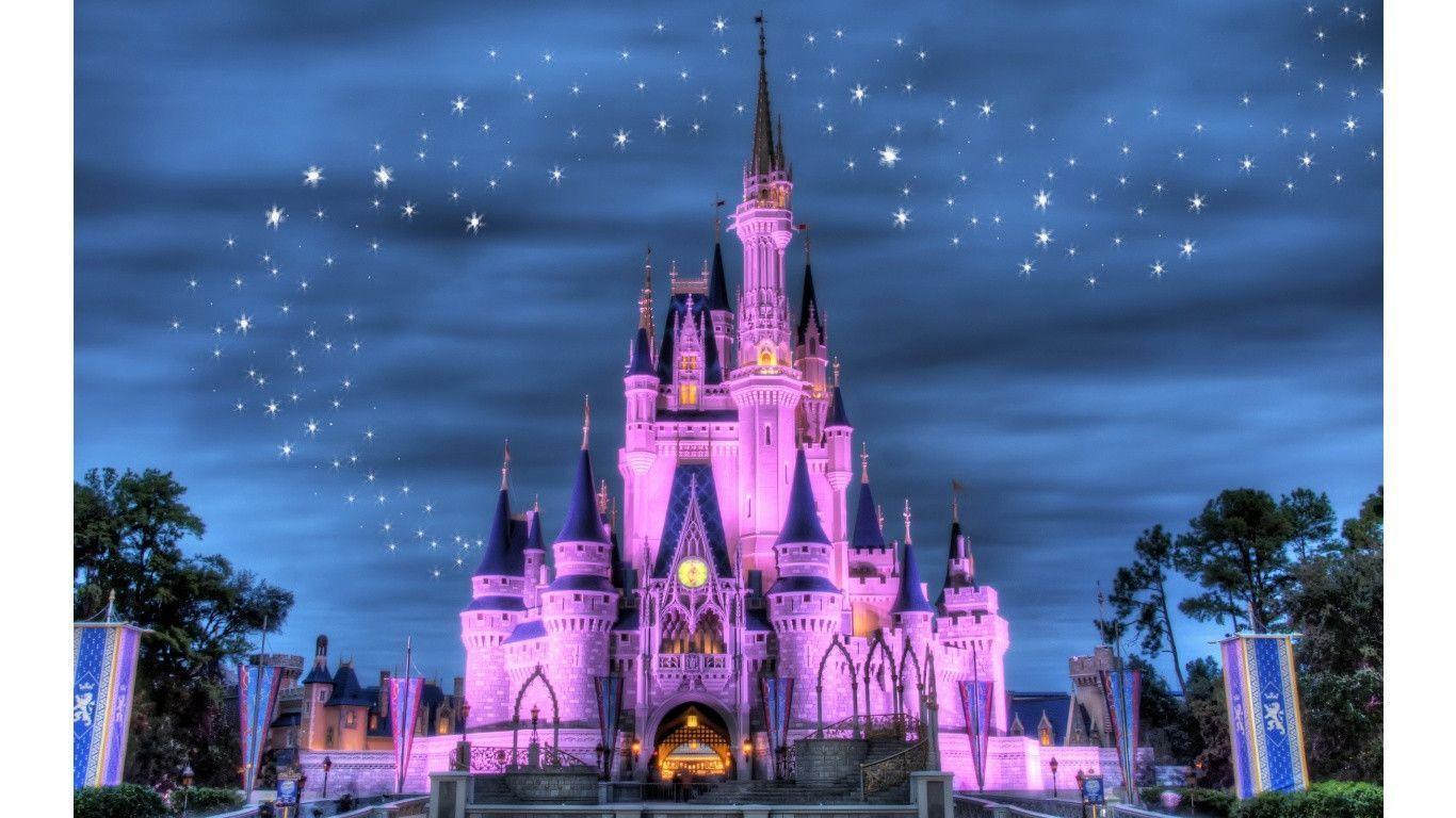 1366x768 Disney Castle Backgrounds