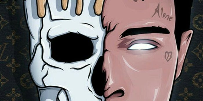 736x1309 Boy Dog Graffiti Rap wallpaper