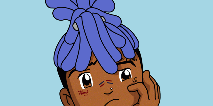 1990x1990 XXXTentacion by @aliceadorno #cartoon #rapper #illustration