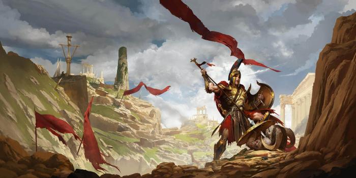 1920x1080 Hero's triumph. Wallpaper from Titan Quest: Anniversary Edition