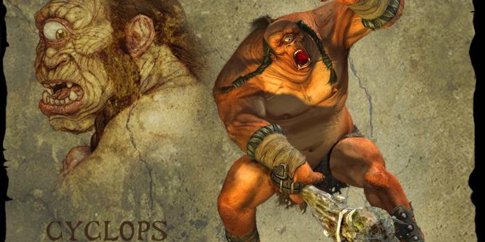 1920x1080 Cyclops. Wallpaper from Titan Quest: Anniversary Edition