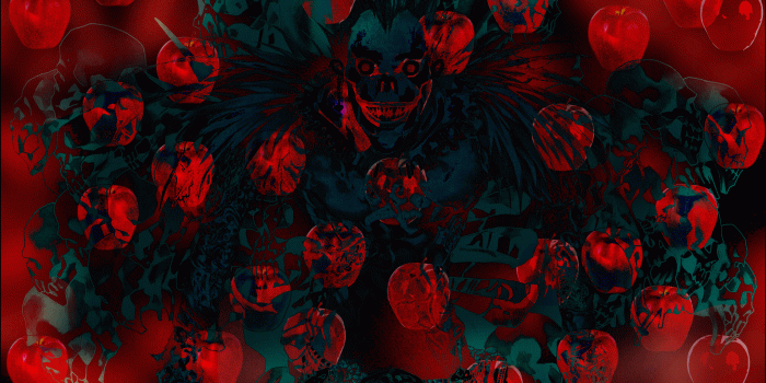 2560x1440 Wallpaper : illustration, anime, abstract, red, apples, LSD, circle