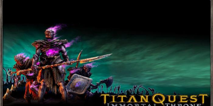 1244x700 TITAN QUEST fighting action fantasy rpg warrior skeleton skull
