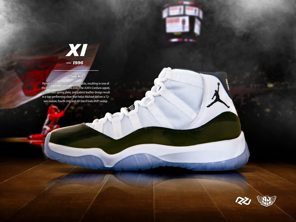 1024x768 Air Jordan 11 Concord Wallpapers