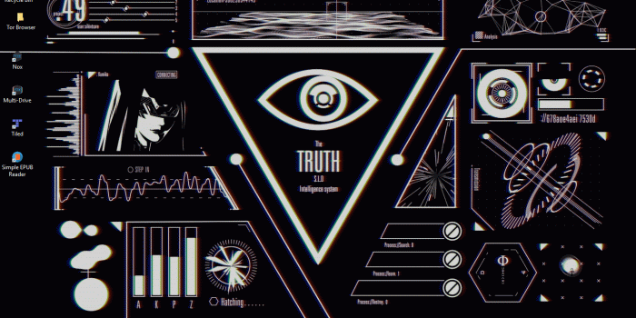 1366x768 Retro SF UI (Wallpaper Engine) | Free Walpaper