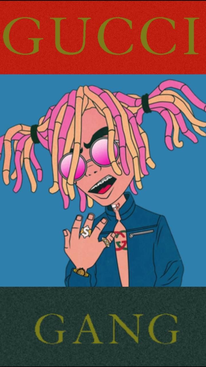720x1280 Gucci gang lilpump 2 | Culture in 2019 | Rapper art, Lil pump, Gucci