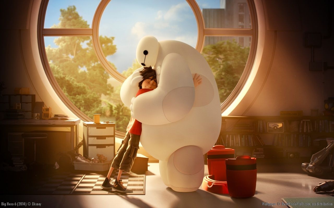 1280x800 Heartfelt hug in this lovely wallpaper for Big Hero 6 - Big Hero 6