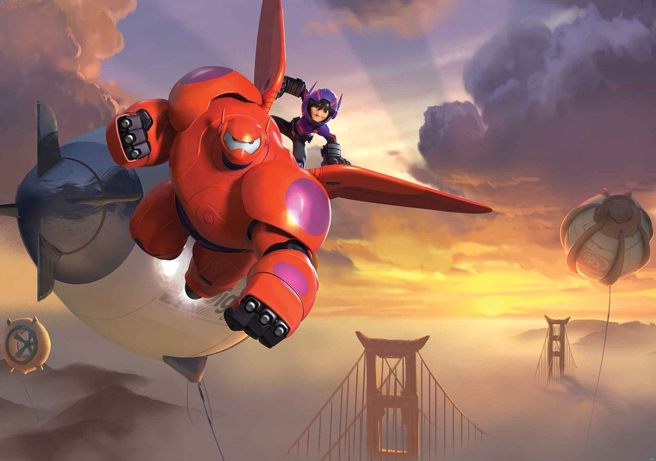 1300x913 Disney Big Hero 6 Wall Paper Mural | Buy at Abposters.com