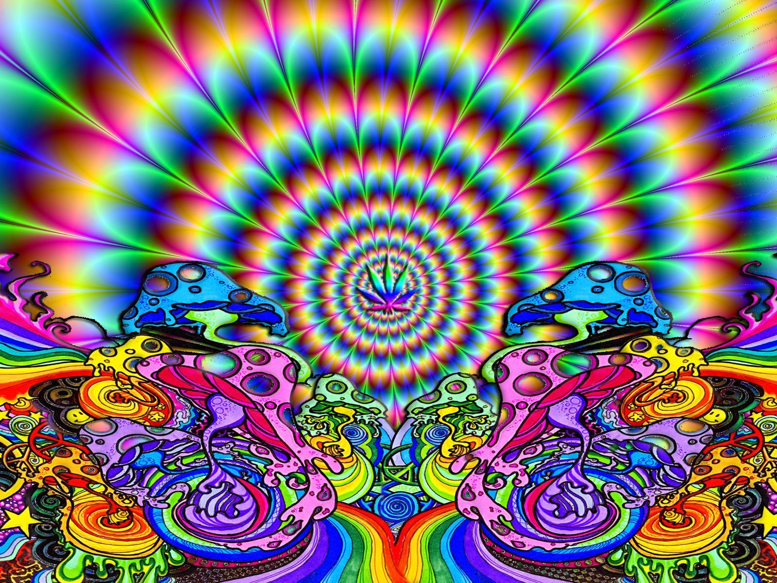 1600x1200 Trippy Weed Wallpapers