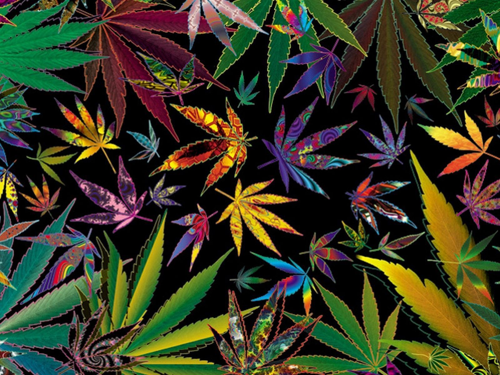 1600x1200 Trippy Weed Wallpapers
