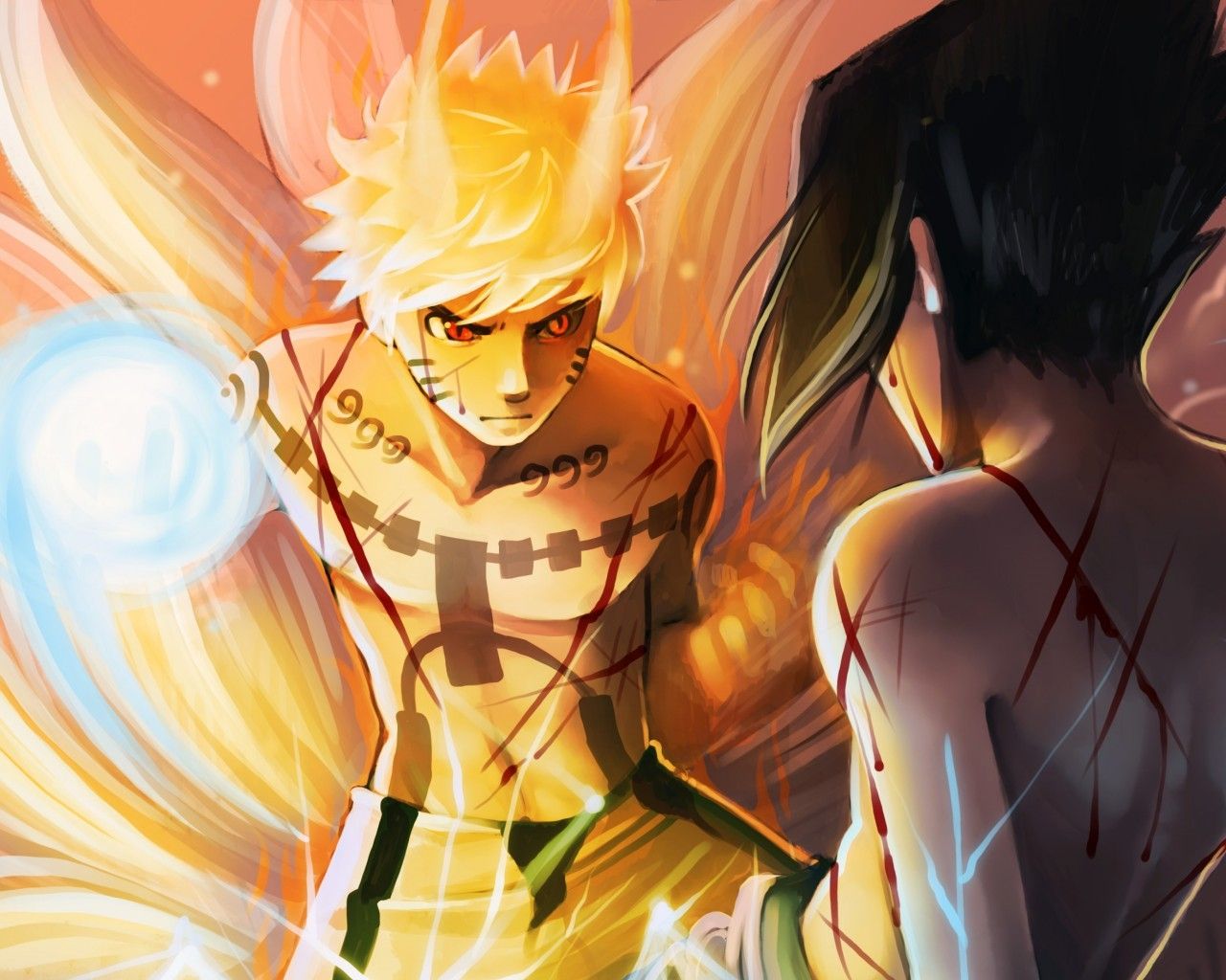 1280x1024 Naruto and Sasuke - Naruto Wallpaper (37194379) - Fanpop