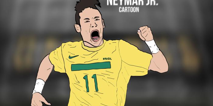1920x1080 Neymar Jr cartoon wallpaper by Bluezest1997 - Neymar Wallpapers