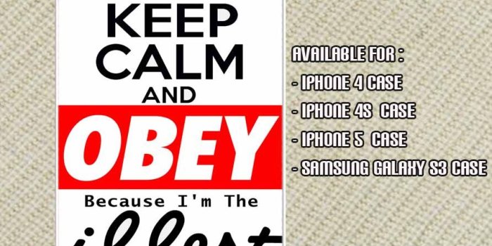 892x1000 Keep Calm Obey,illest,supreme White Iphone 4 Case , - Supreme