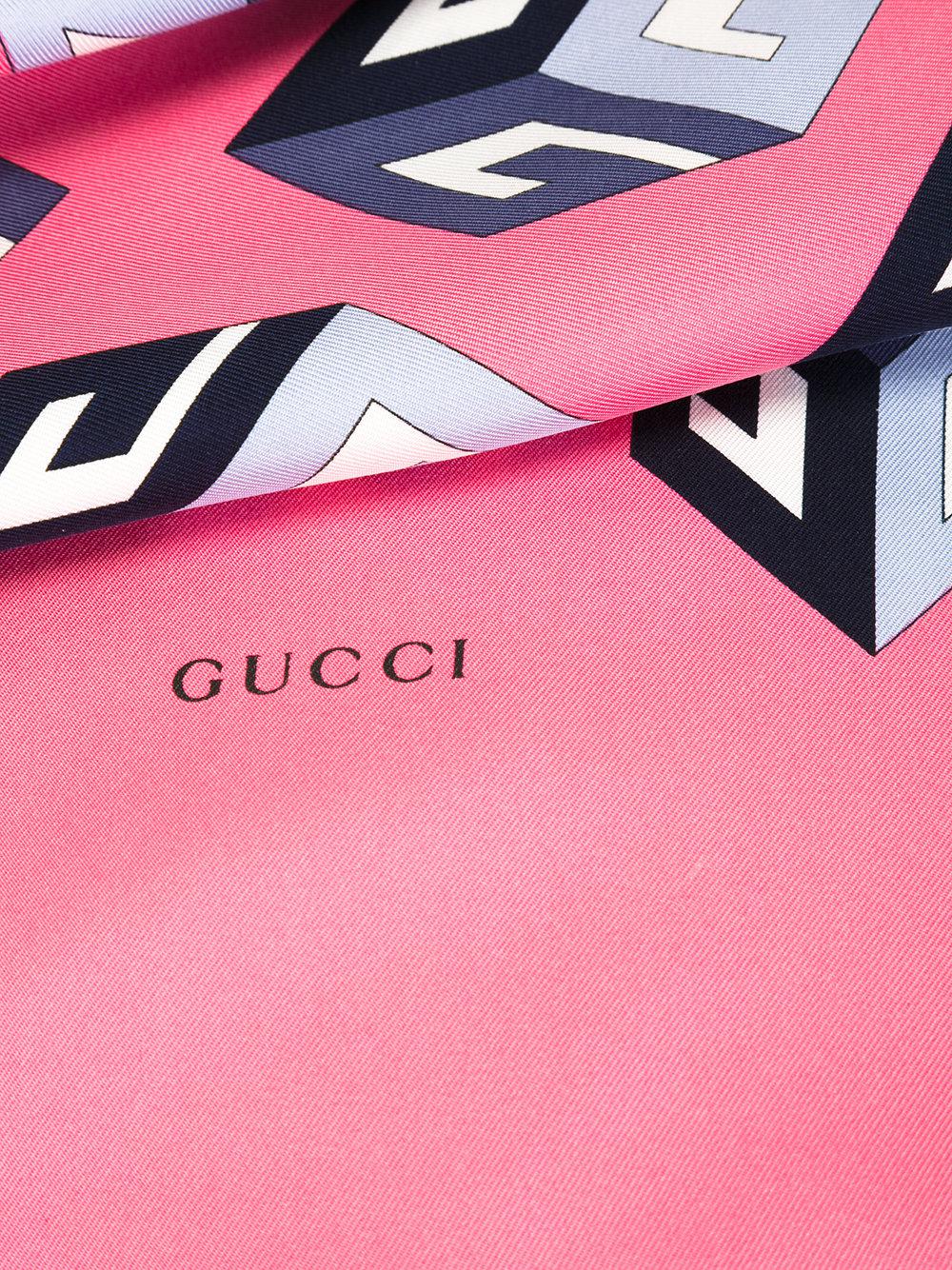 1000x1334 Gucci Pink GG Wallpaper Print Scarf